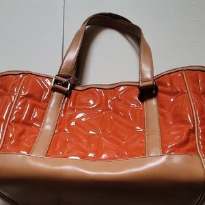 DKNY Tan and Brown Women's Bag